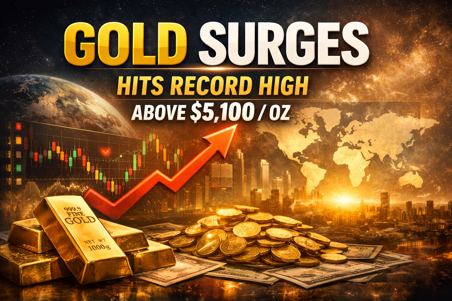 Gold Breaks All Records as the World Searches for Safety